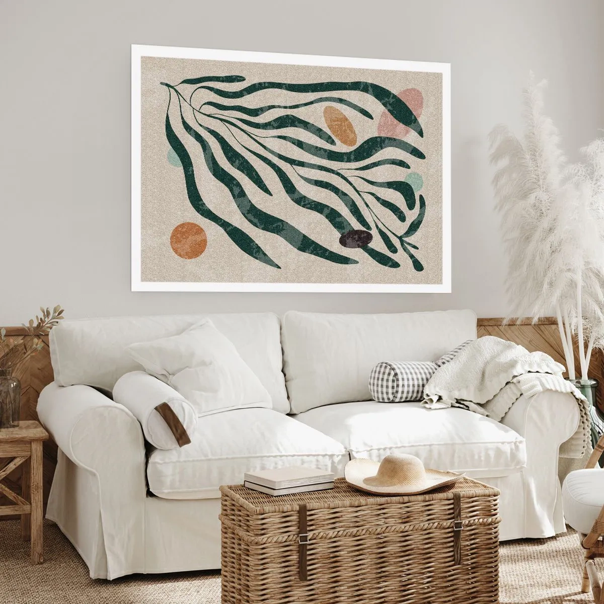 Affiche - Poster - Parmi la verdure - 70x50 cm