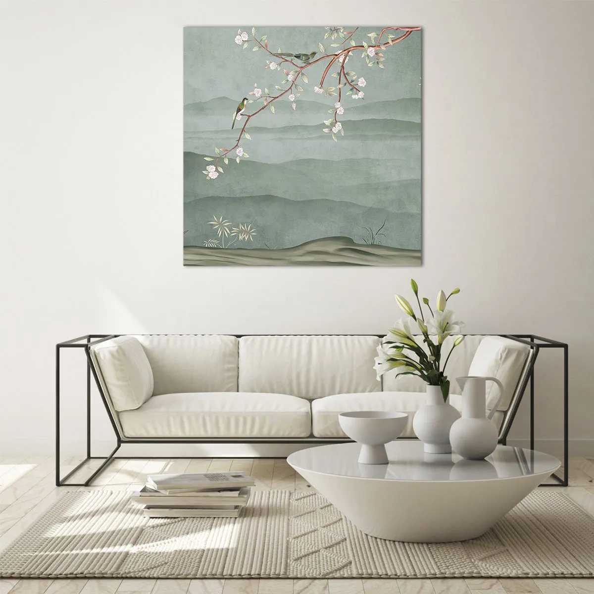 Impression sur verre - Image sur verre - Printemps oh c'est toi - 40x40 cm