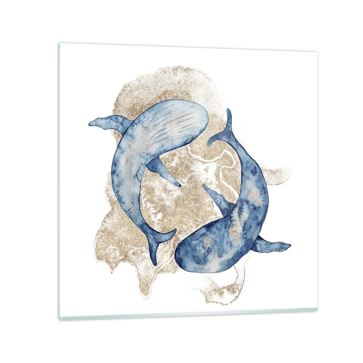 Impression sur verre - Image sur verre - Amis ou amoureux? - 60x60 cm