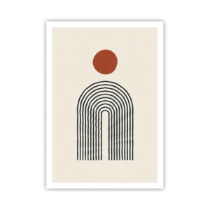 Affiche - Poster - Le magnétisme des formes et des couleurs - 70x100 cm