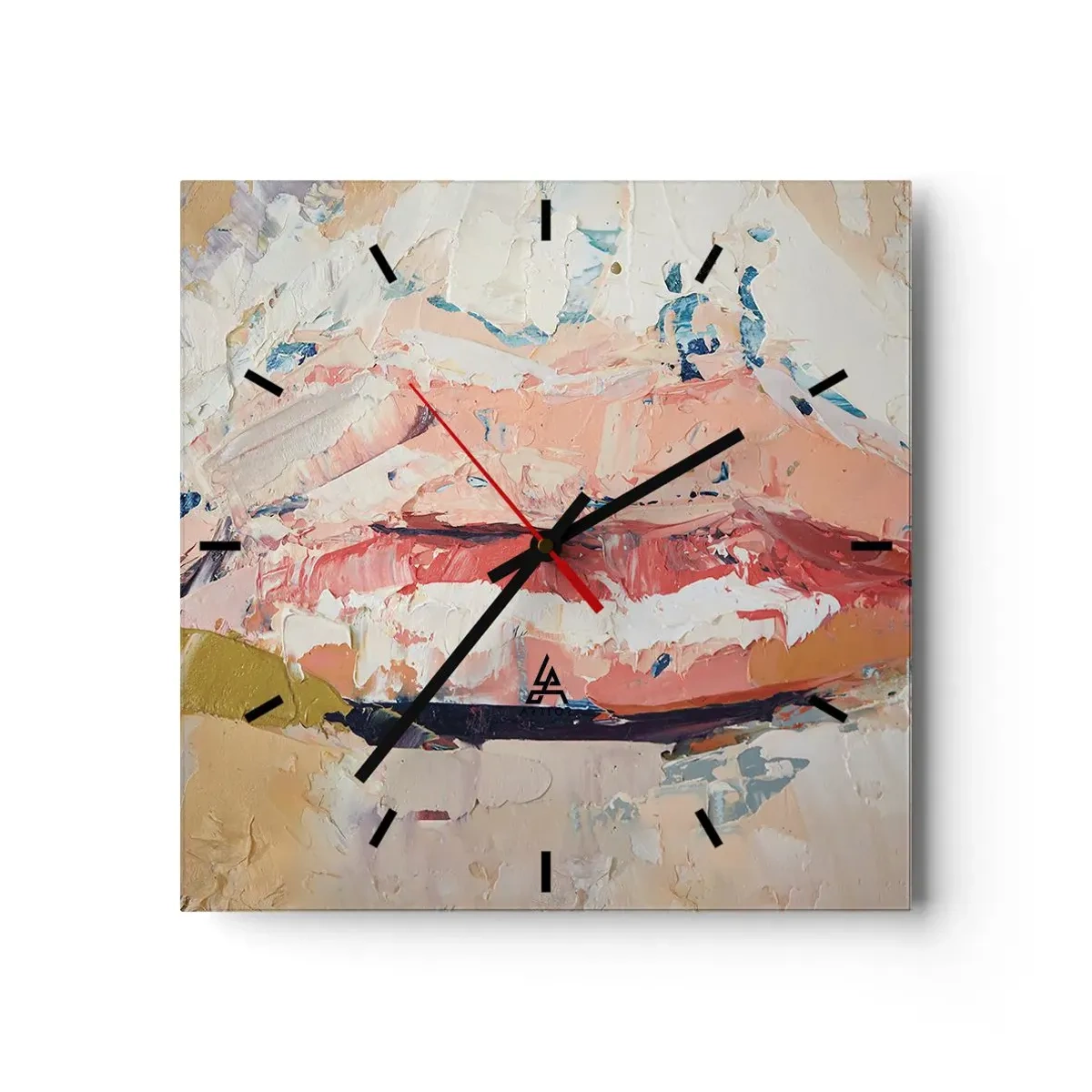 Horloge murale - Pendule murale - Éveil la pensée - 40x40 cm