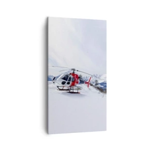 Impression sur toile - Image sur toile - Toujours prêt - 45x80 cm