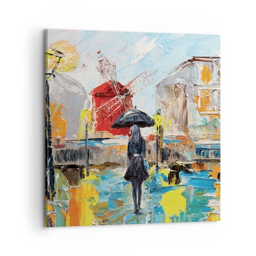 Impression sur toile - Image sur toile - Légende parisienne - 50x50 cm