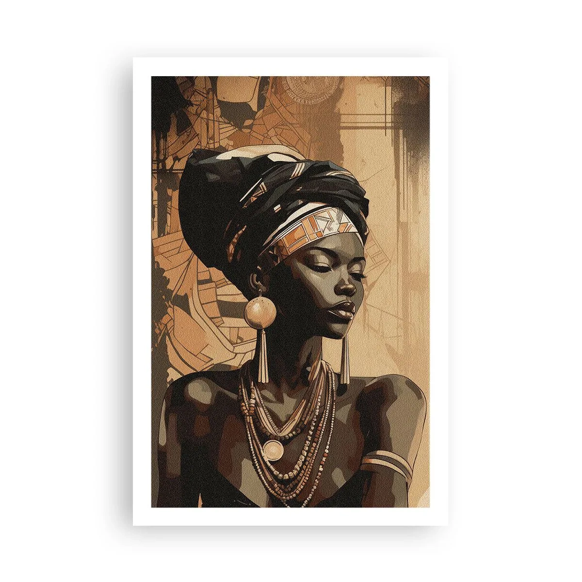 Affiche - Poster - Majesté africaine - 61x91 cm