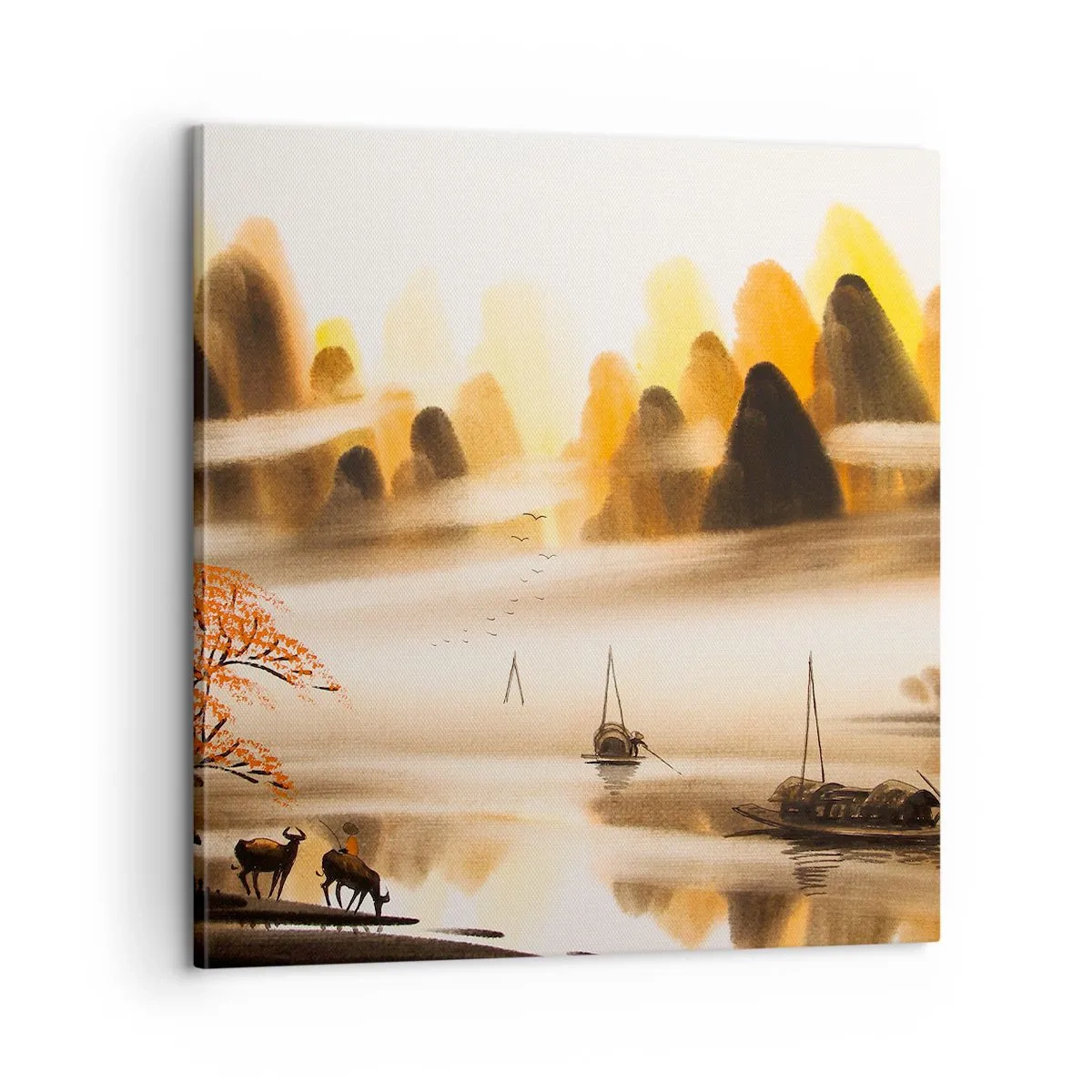 Impression sur toile - Image sur toile - Plus loin que l'Extrême-Orient - 60x60 cm