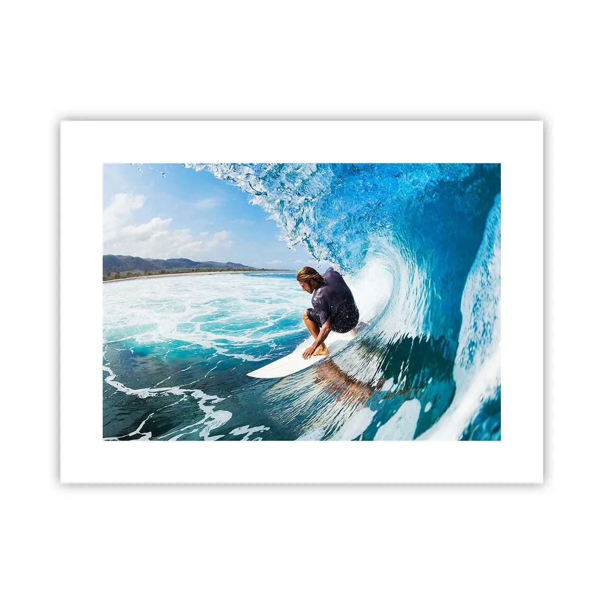 Affiche - Poster - Danse avec les vagues - 40x30 cm