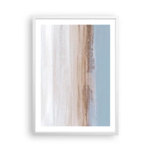 Affiche dans un cadre blanc - Poster - Paysage ambigu - 50x70 cm