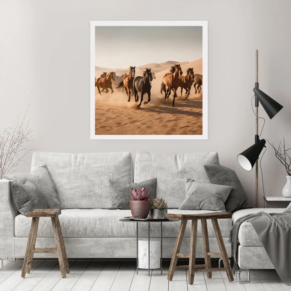 Affiche - Poster - Libre comme le vent - 30x30 cm