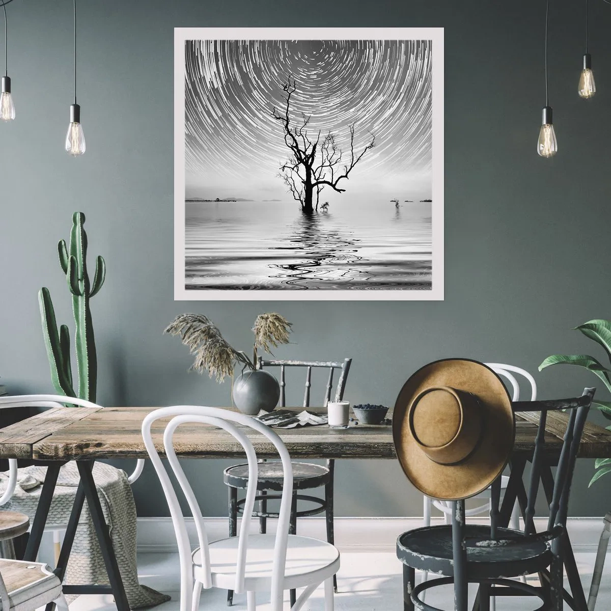 Affiche - Poster - La symphonie de la nature - 50x50 cm