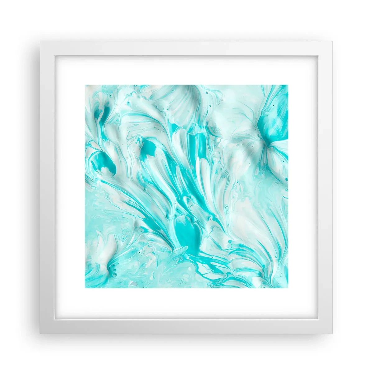 Affiche dans un cadre blanc - Poster - Ensemble pour toujours - 30x30 cm