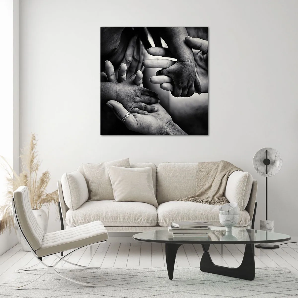 Impression sur verre - Image sur verre - Être humain - 40x40 cm