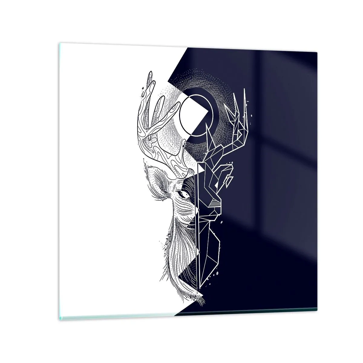 Impression sur verre - Image sur verre - La lutte et l'unité des contraires - 60x60 cm