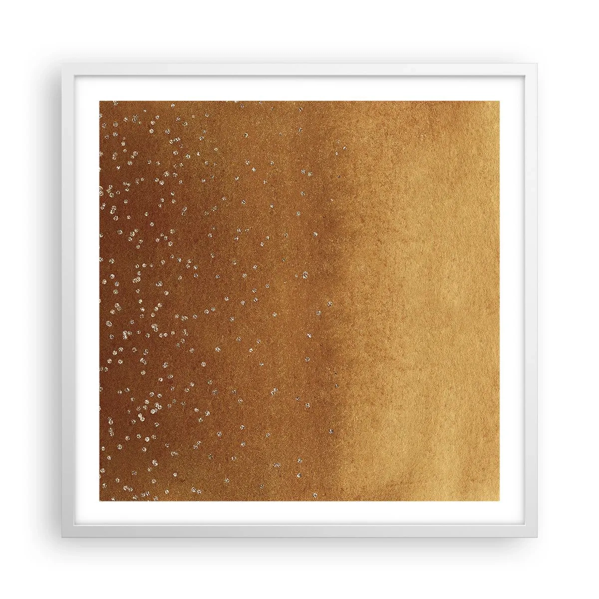 Affiche dans un cadre blanc - Poster - Origine du monde - 60x60 cm