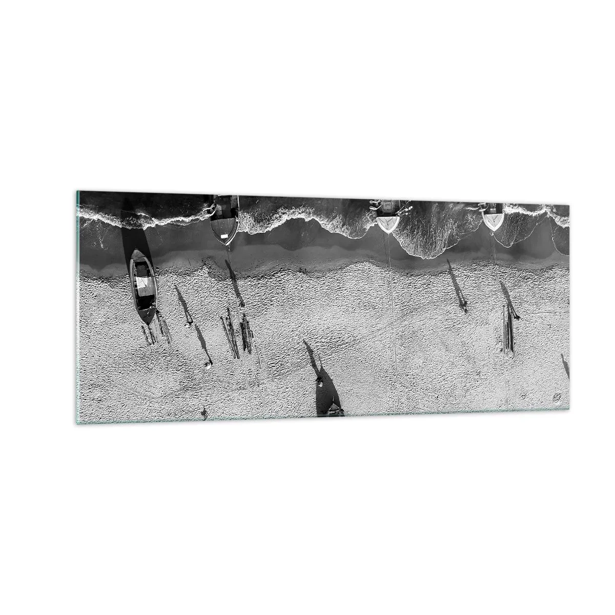 Impression sur verre - Image sur verre - Toujours sur le rivage… - 100x40 cm
