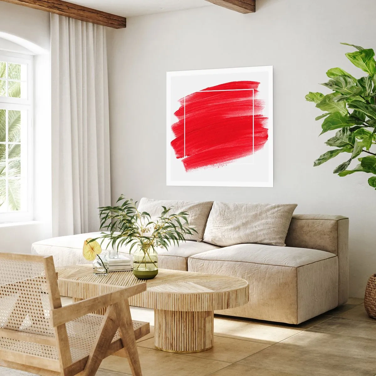 Affiche - Poster - En dehors du cadre - 60x60 cm