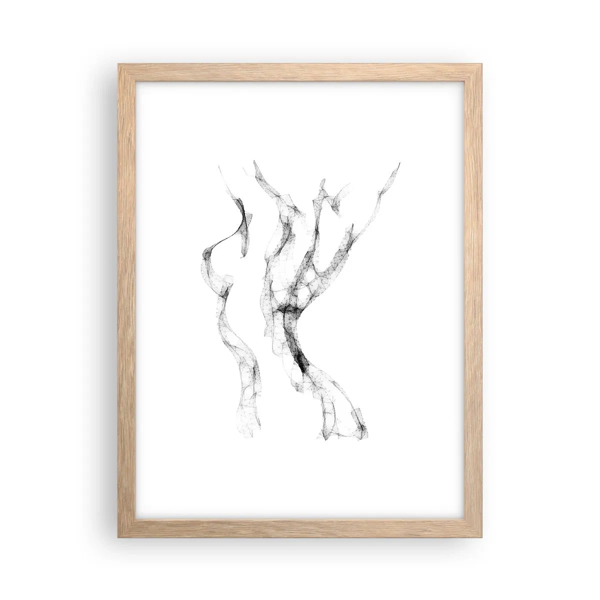 Affiche dans un chêne clair - Poster - Belle et forte - 30x40 cm