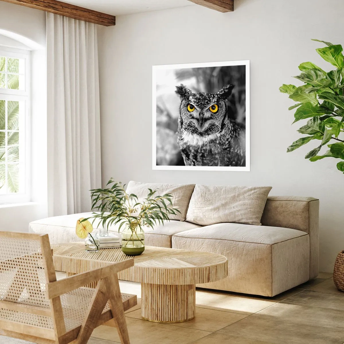 Affiche - Poster - Rien ne se cachera - 40x40 cm