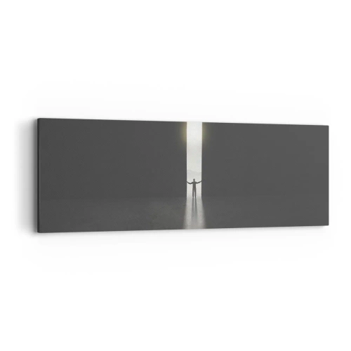 Impression sur toile - Image sur toile - Étape vers un avenir radieux - 90x30 cm