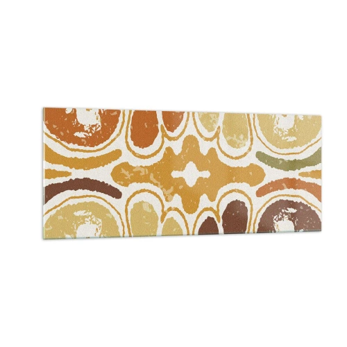 Impression sur verre - Image sur verre - Abstraction sentimentale - 100x40 cm