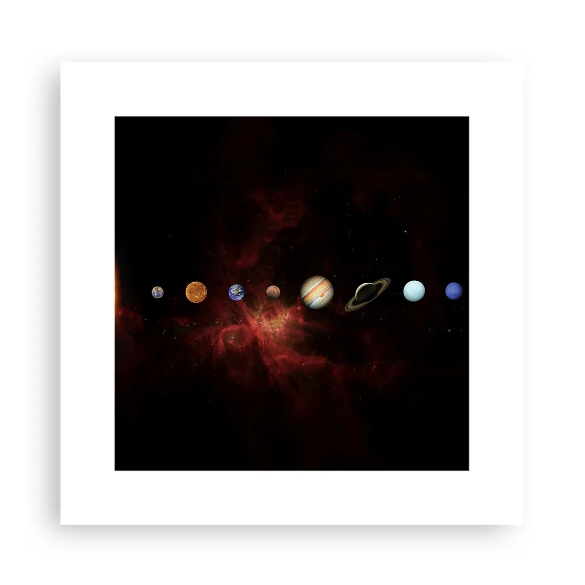 Affiche - Poster - Notre quartier - 30x30 cm