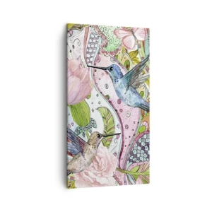 Impression sur toile - Image sur toile - Empêtré dans les vignes - 45x80 cm