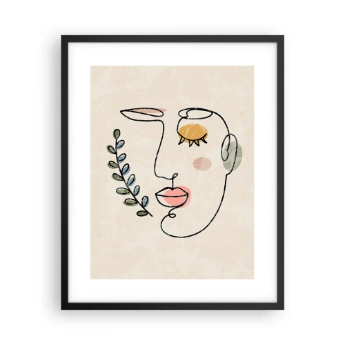 Affiche dans un cadre noir - Poster - Paix retrouvée - 40x50 cm