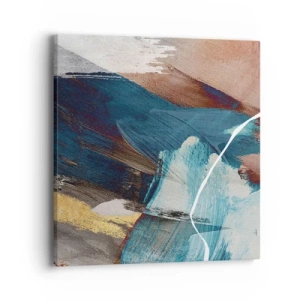 Impression sur toile - Image sur toile - Avec panache et énergie - 40x40 cm