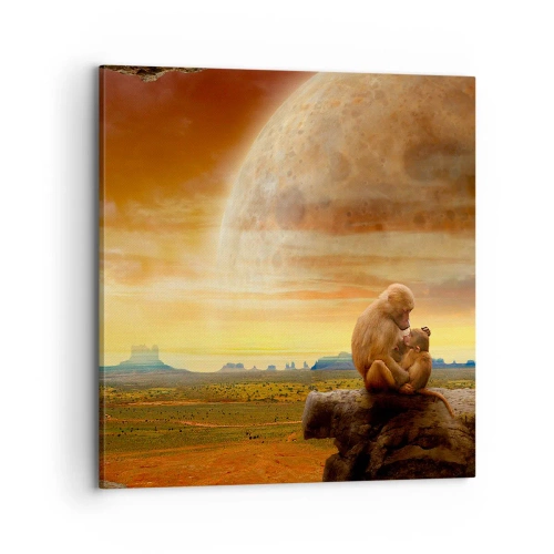 Impression sur toile - Image sur toile - L'amour est le même partout - 70x70 cm