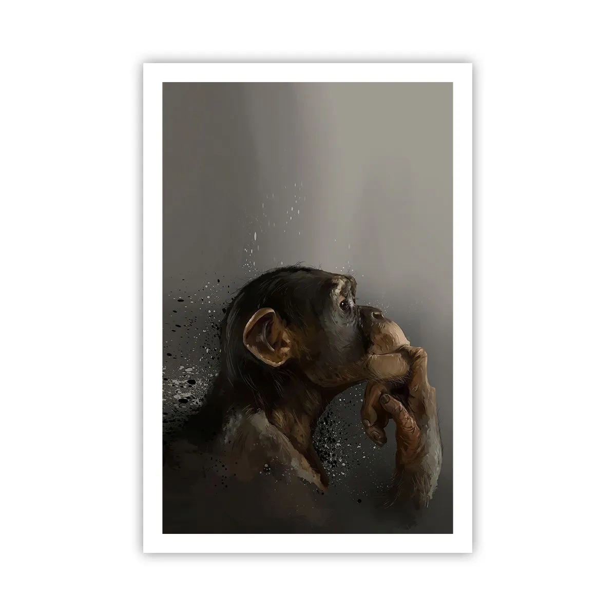 Affiche - Poster - Certainement un penseur - 61x91 cm