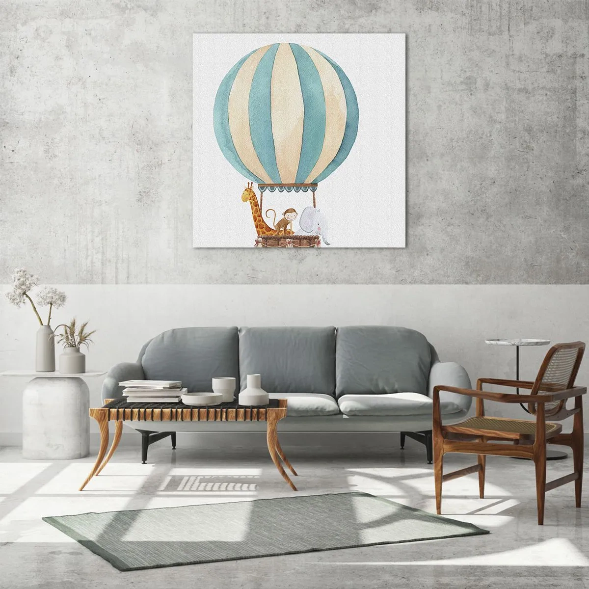 Impression sur verre - Image sur verre - Voyage fantastique - 60x60 cm