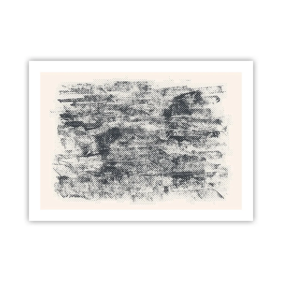 Affiche - Poster - Composition brumeuse - 70x50 cm