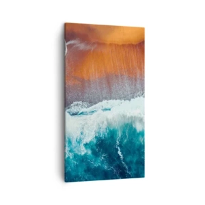 Impression sur toile - Image sur toile - Caresse de l'océan - 45x80 cm