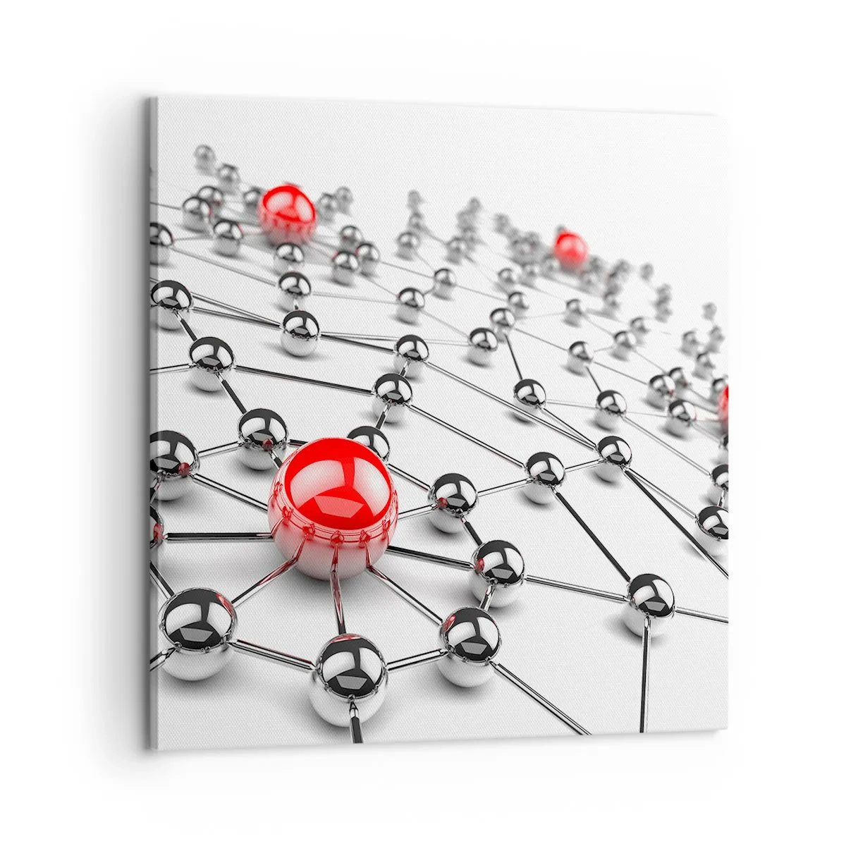 Impression sur toile - Image sur toile - Toile argentée - 60x60 cm