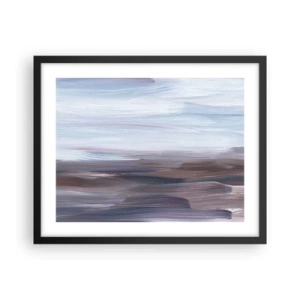 Affiche dans un cadre noir - Poster - Éléments : eau - 50x40 cm