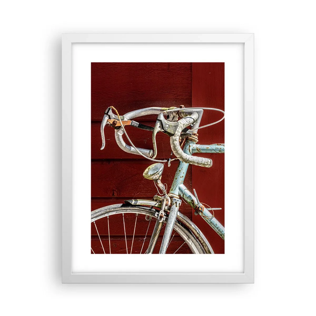 Affiche dans un cadre blanc - Poster - Construit pour la victoire - 30x40 cm