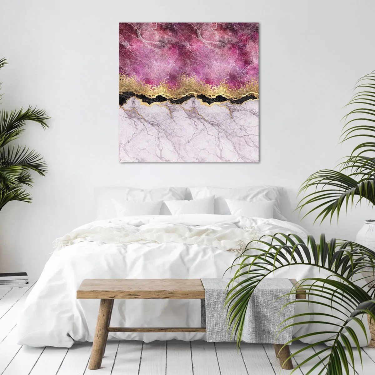 Impression sur toile - Image sur toile - À la frontière - 70x70 cm