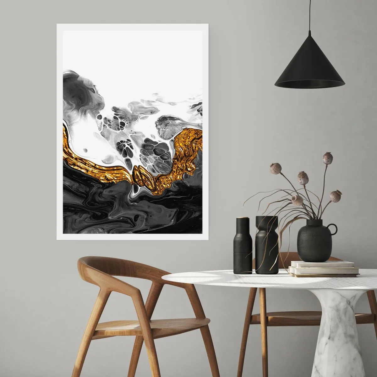 Affiche - Poster - Composition organique - 70x100 cm