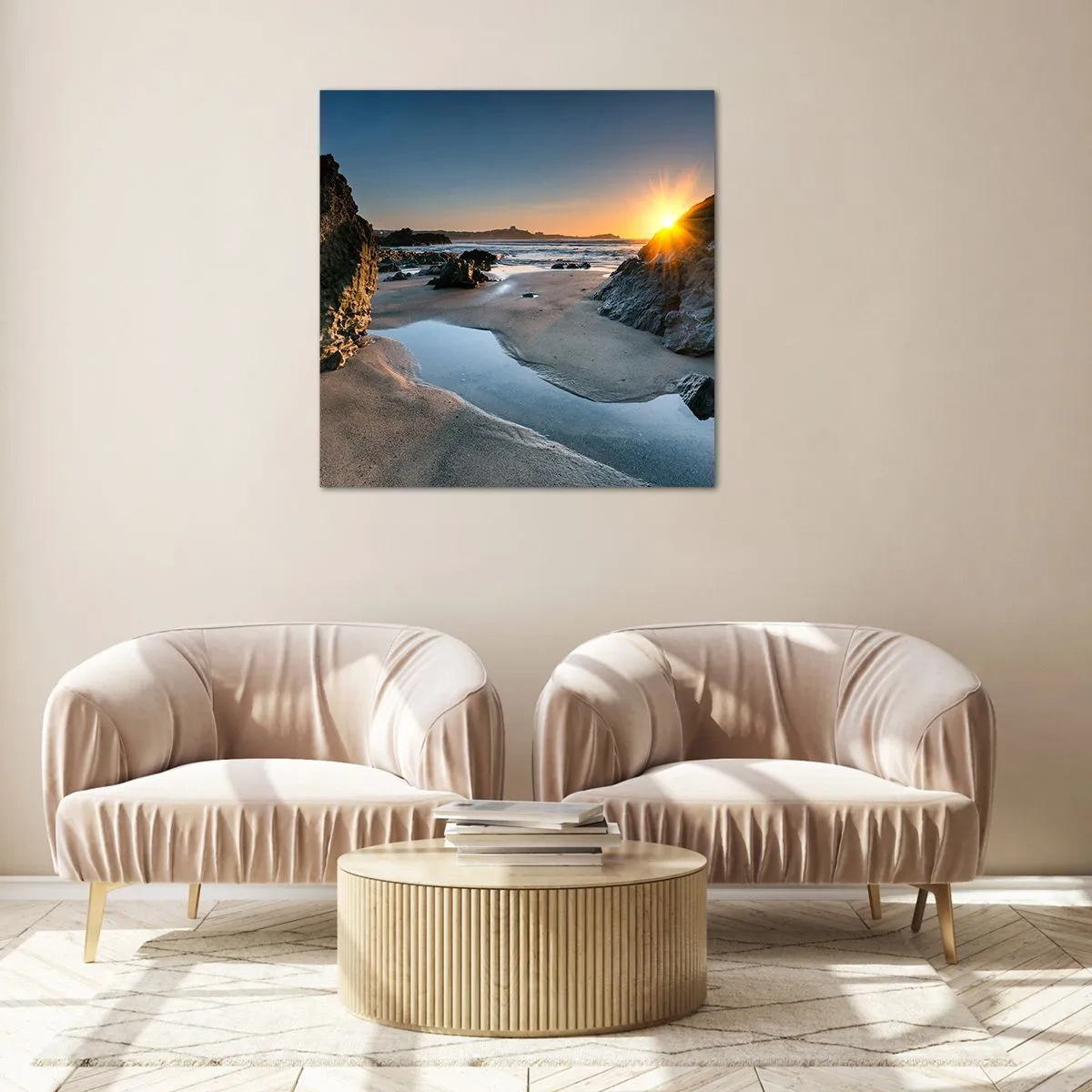 Impression sur verre - Image sur verre - Intouché par la main de l'homme - 70x70 cm