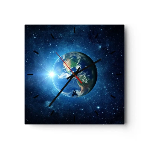 Horloge murale - Pendule murale - Nous sommes au paradis - 40x40 cm