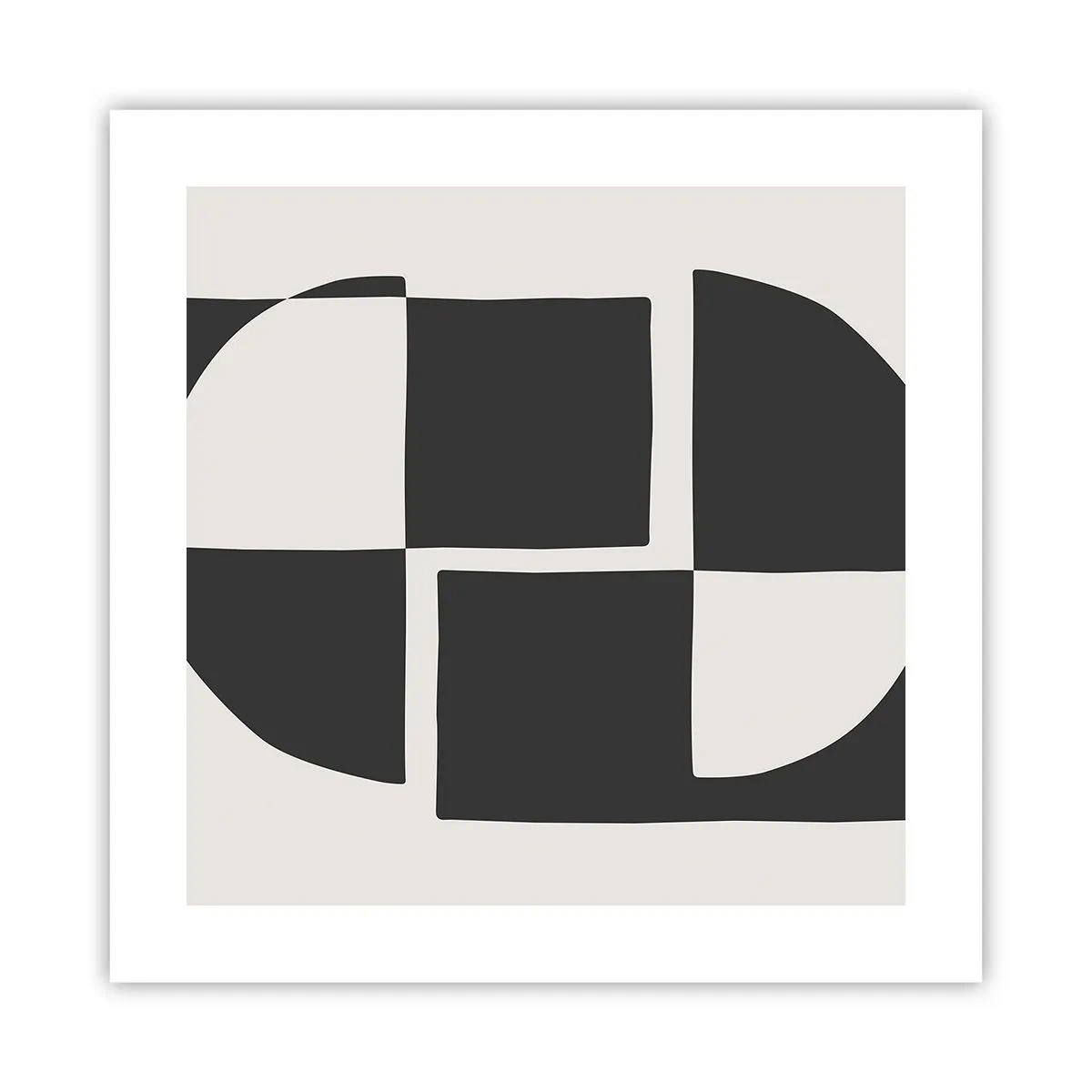 Affiche - Poster - Antithèse - Synthèse - 40x40 cm