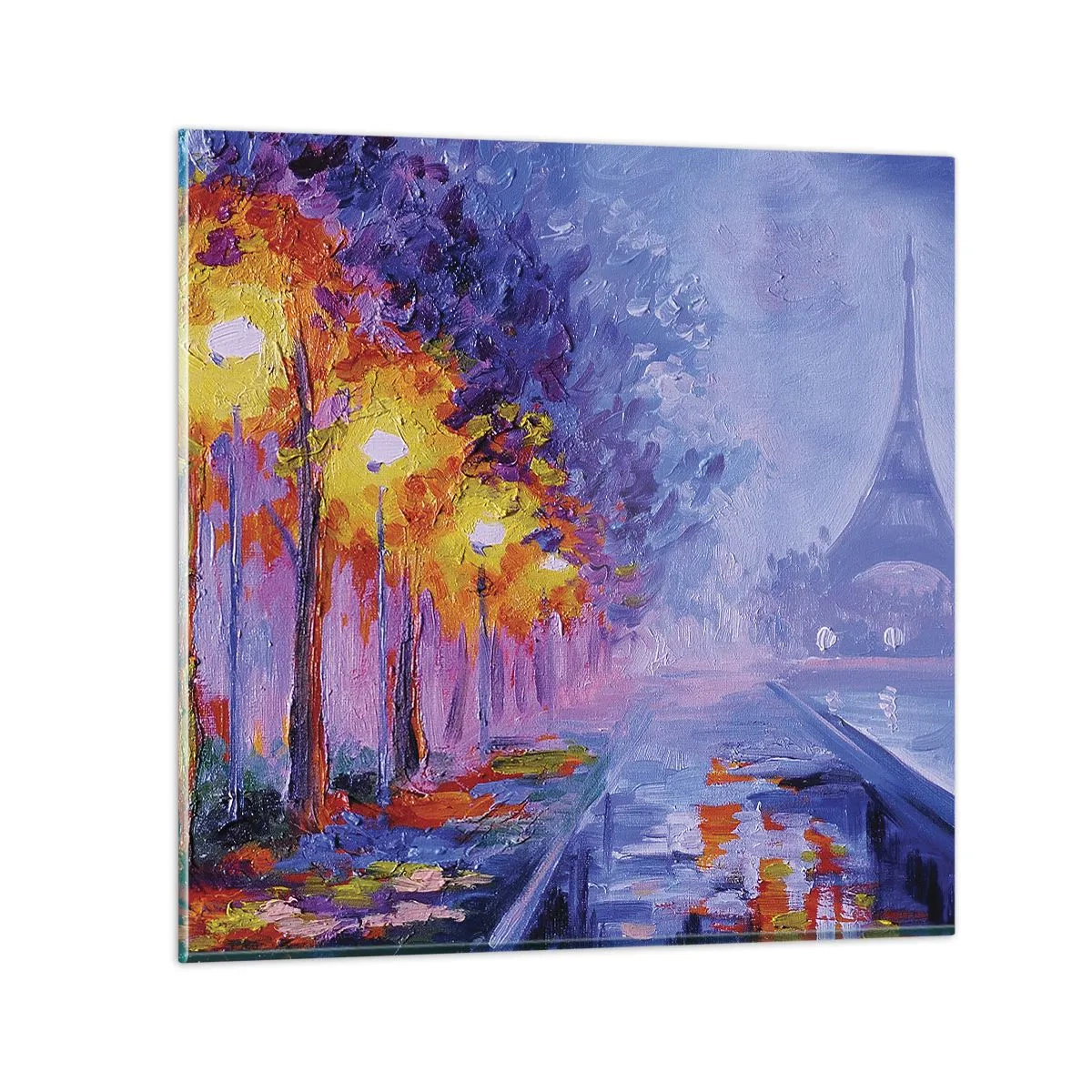 Impression sur verre - Image sur verre - Une ballade idéale - 60x60 cm