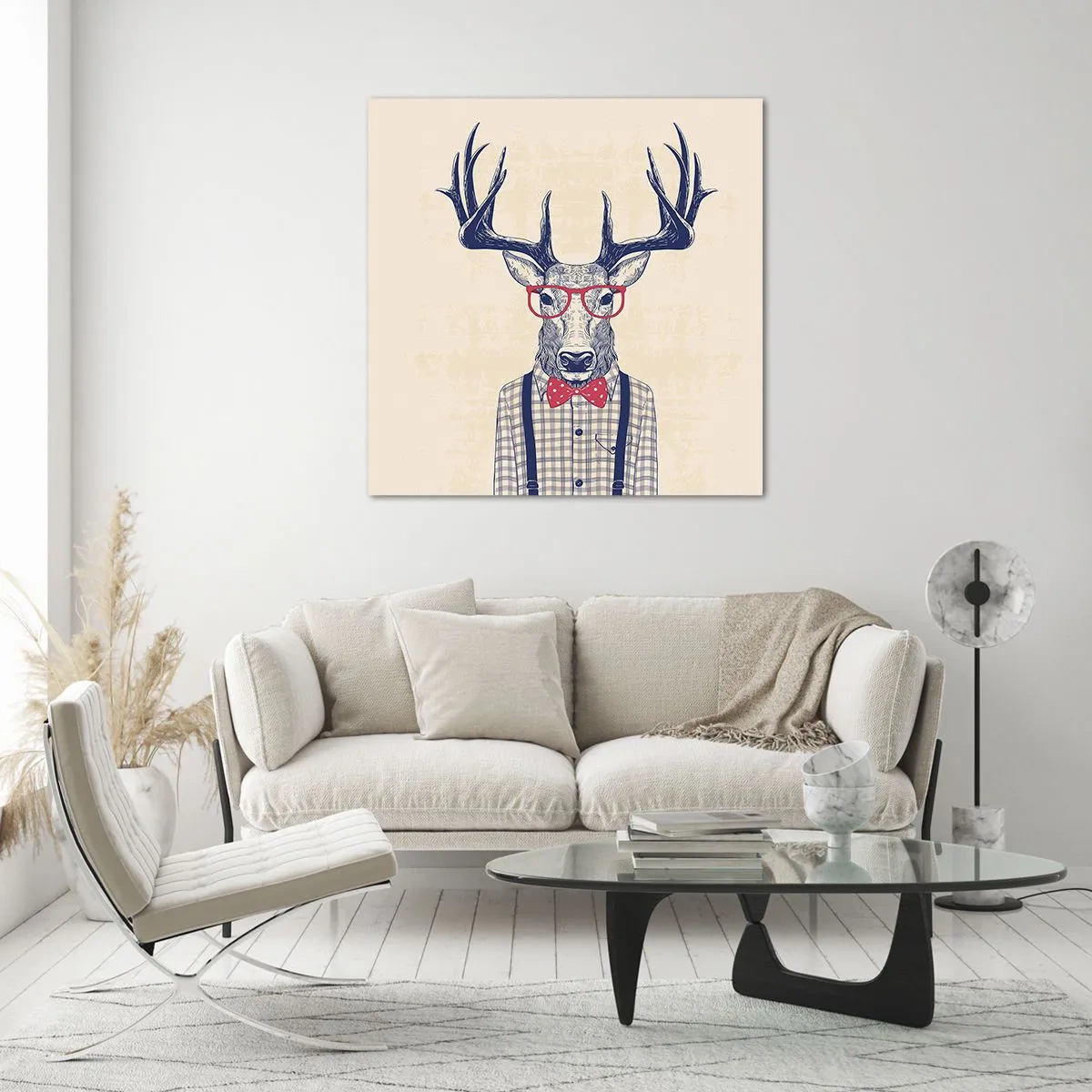 Impression sur verre - Image sur verre - Une extravagance amusante - 60x60 cm