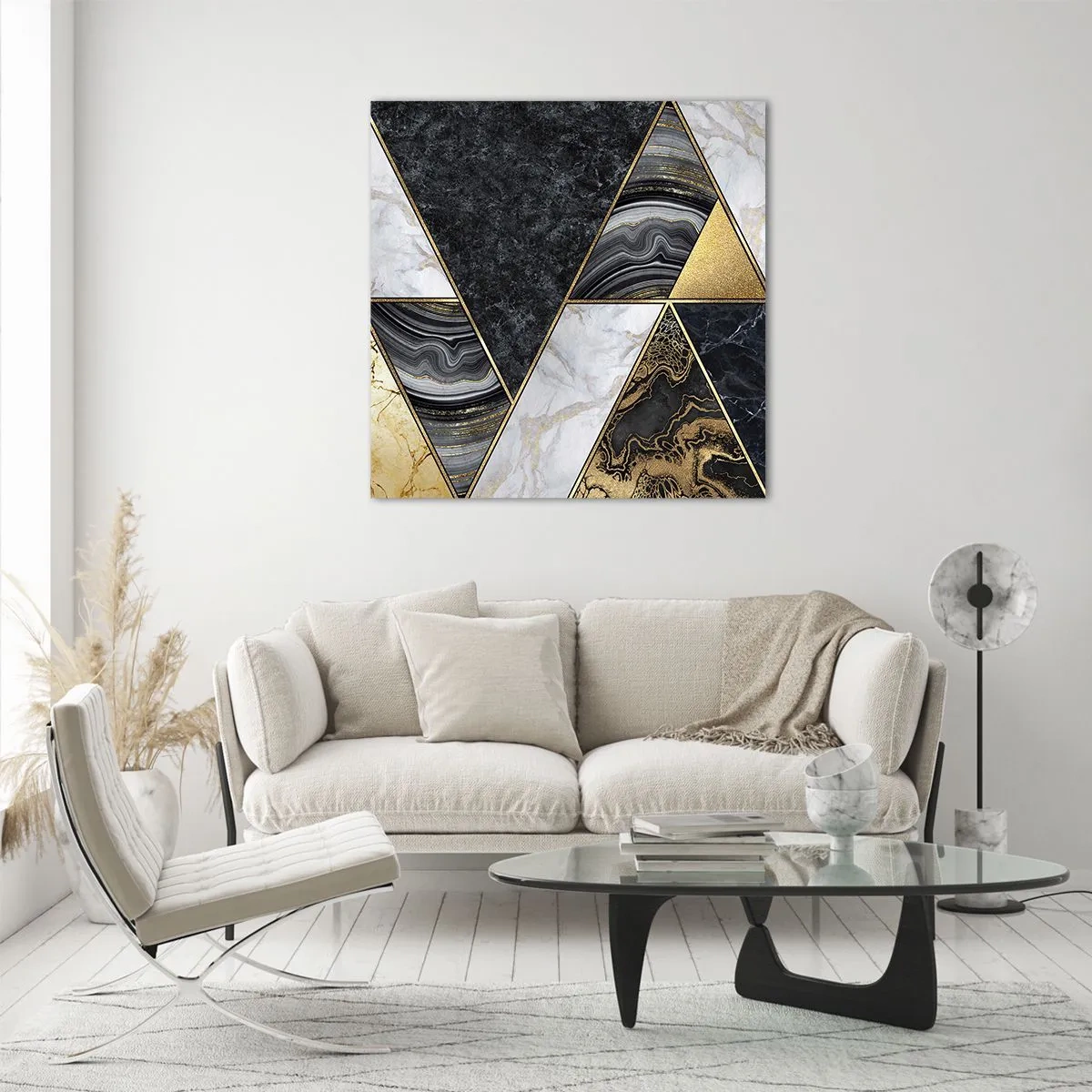 Impression sur verre - Image sur verre - Pierre après pierre - 70x70 cm