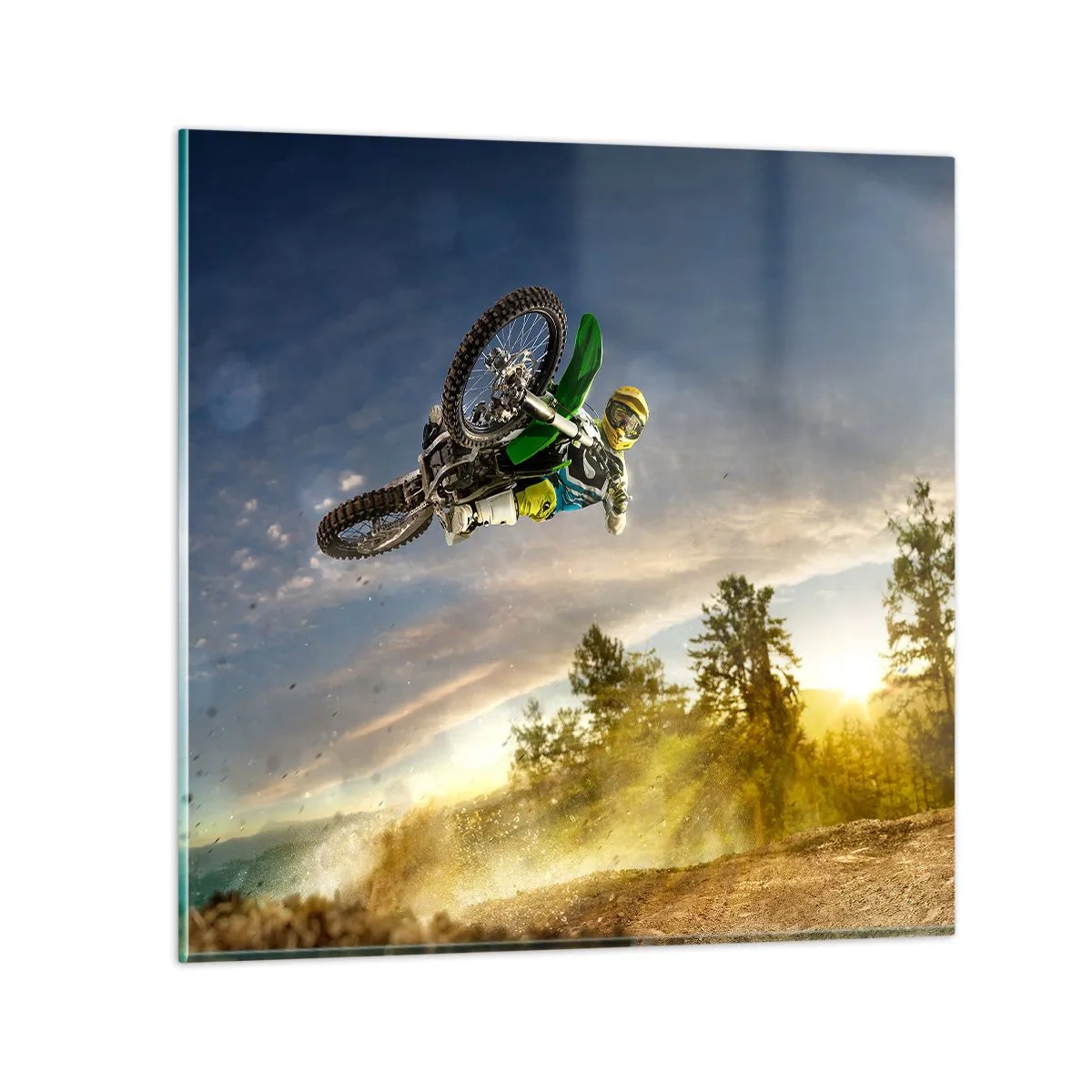 Impression sur verre - Image sur verre - Activez les émotions ! - 70x70 cm