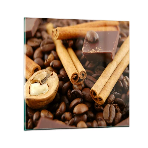 Impression sur verre - Image sur verre - Concert d'aromates - 60x60 cm