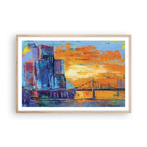 Affiche dans un chêne clair - Poster - Culture et nature - 91x61 cm