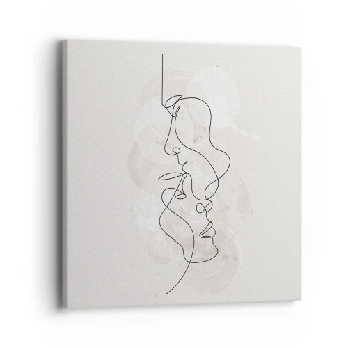 Impression sur toile - Image sur toile - Emmêlé dans une étreinte - 40x40 cm