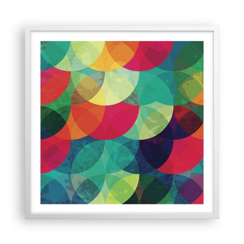 Affiche dans un cadre blanc - Poster - Ascension - 60x60 cm