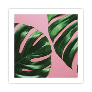 Affiche - Poster - Rendez-vous vert - 50x50 cm