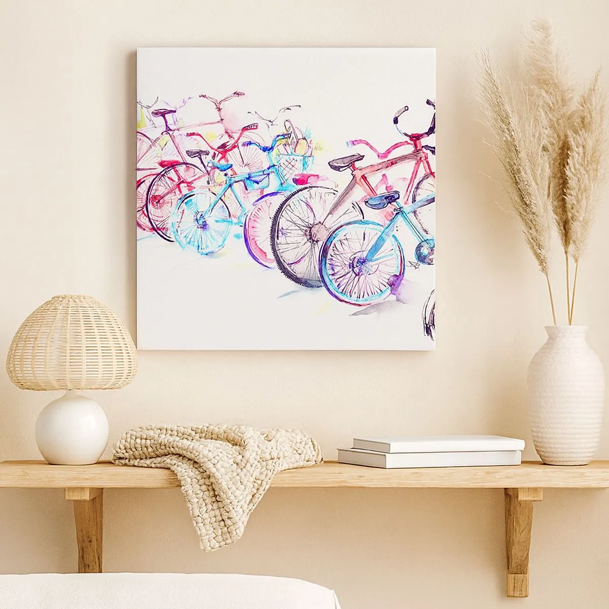 Impression sur toile - Image sur toile - Congrès du club Antymoto - 30x30 cm